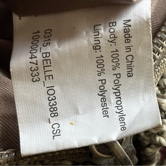 The Sak Women's Crochet Shoulder Crossbody Bag Multicolor Chevron Pattern - Picture 14 of 15